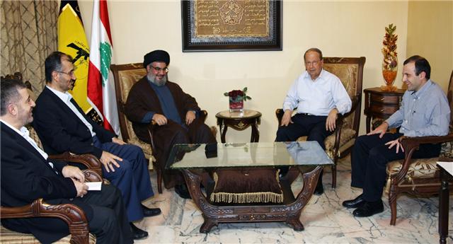 Entretien entre Sayed Nasrallah et le général Aoun